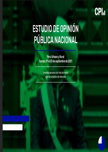 Informe Opinión Pública Del 1 Al 3 De Setiembre