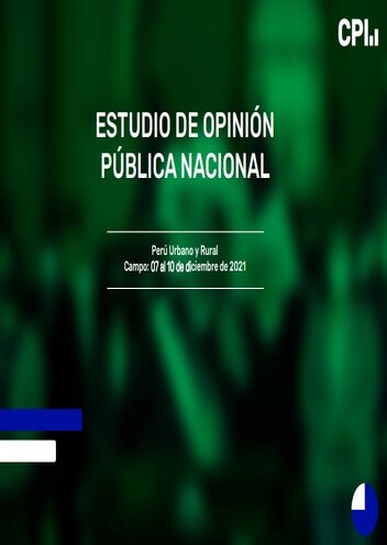 Informe De Opinión Pública Del 07 Al 10 De Diciembre