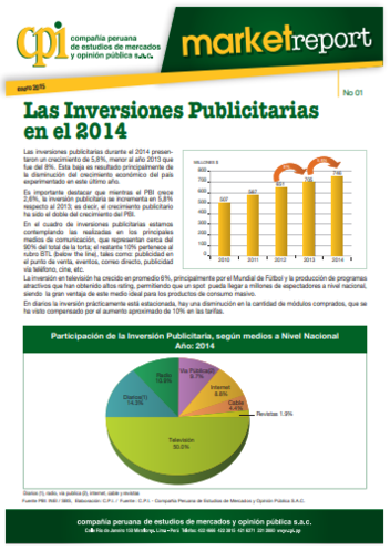 Las Inversiones Publicitarias En El 2014