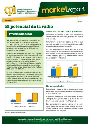 El Potencial De La Radio